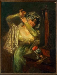 La Maja con la rosa
