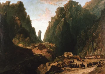 Paesaggio con contrabbandieri