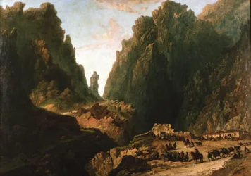 Paesaggio con contrabbandieri