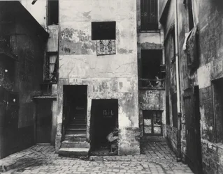 Cortile, 41 rue Broca, Parigi, 5° Arrondissement, 1912