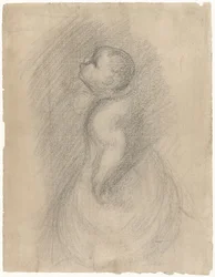 Bambino, visto di lato