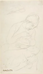 Madre che allatta il bambino