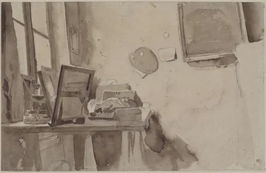 Un angolo dello studio, ca 1825