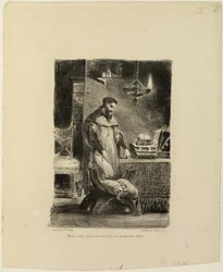 Faust nel suo studio