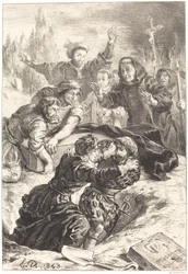 Amleto e Laerte nella Tomba di Ofelia (Atto V, Scena I)