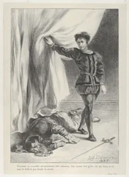 Amleto e il cadavere di Polonio