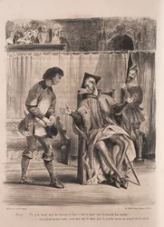 Illustrazioni per Faust: Mefistofele riceve lo scolaro
