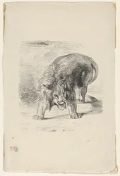 Leone in piedi, 1833