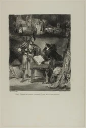 Mefistofele appare a Faust, da Faust
