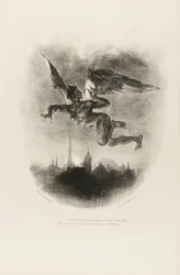 Mephistopheles in volo, da Faust
