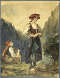 Le donne contadine della regione delle Eaux-Bonnes