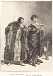 Polonio e Amleto Atto II, Scena II