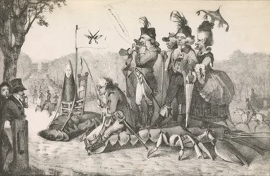 Il gambero a Longchamps, 1822