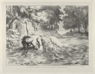 La morte di Ofelia, 1843