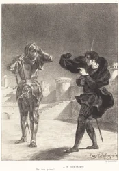 Il fantasma sulla terrazza (Atto I, Scena V)