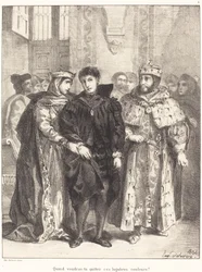 La Regina Cerca di Consolare Amleto Atto I, Scena II