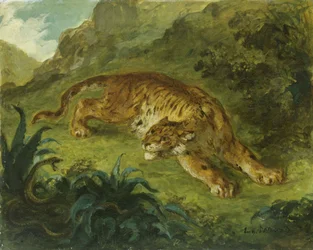 Tigre e serpente, 1854-1858