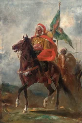Un capo orientalista a cavallo