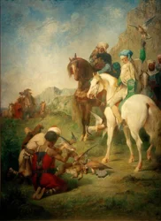 E. Fromentin, Caccia al falcone in Algeria