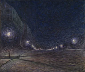 Hornsgatan di notte, 1902