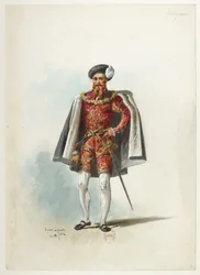 Btv1b84558104 06 - Saint-Saëns - Enrico VIII - Modelli in costume - Lacoste - 6. Seigneur