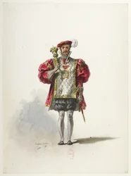 Btv1b84558104 26 - Saint-Saëns - Enrico VIII - Modelli di costume - Lacoste - 26. Un sergente d