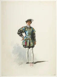 Btv1b84558104 38 - Saint-Saëns - Enrico VIII - Modelli in costume - Lacoste - 38. Pagina del re