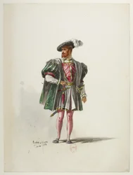 Btv1b84558104 54 - Saint-Saëns - Enrico VIII - Maquettes de costumes - Lacoste - 54. Costume