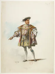 Btv1b84558104 60 - Saint-Saëns - Enrico VIII - Maquettes de costumes - Lacoste - 60. Enrico VIII