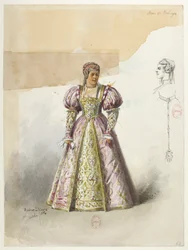 Btv1b84558104 62 - Saint-Saëns - Enrico VIII - Modelli in costume - Lacoste - 62. Anna Bolena con collette