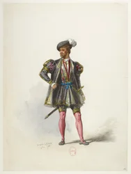 Btv1b84558104 68 - Saint-Saëns - Enrico VIII - Maquettes de costumes - Lacoste - 66° Costume