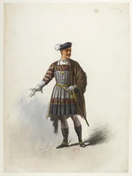 Btv1b84558104 78 - Saint-Saëns - Enrico VIII - Modelli in costume - Lacoste - 74. Don Gomez de Feria