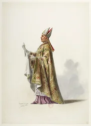 Saint-Saëns - Enrico VIII - Bozzetti di costumi - Lacoste - 8. Costume