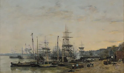 Il porto di Bordeaux visto dal Quai des Chartrons