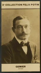 Firmin Gemier, artista