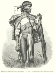 Un Calinga di Luzon nelle Filippine