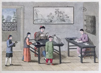 Una scuola cinese, c.1810