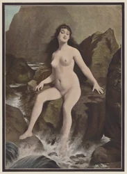 Una sirena, una creatura della mitologia greca