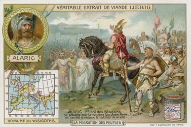 Alarico I, re dei Visigoti, accetta la resa di Roma, 410