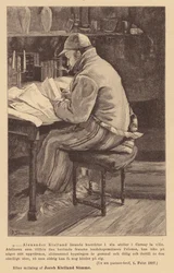 Alexander Kielland, autore norvegese (incisione)