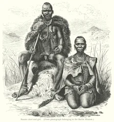 Capo Basuto e ragazza