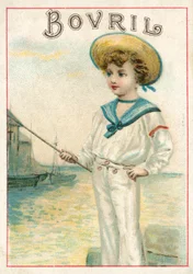 Ragazzo in abito da marinaio