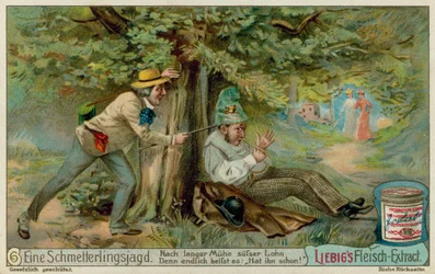 Caccia alle farfalle e un dormiente