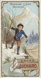 Carl Linnaeus, botanico e zoologo svedese, da bambino