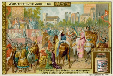 Festa del Campo di Maggio sotto Carlo Magno nel IX secolo