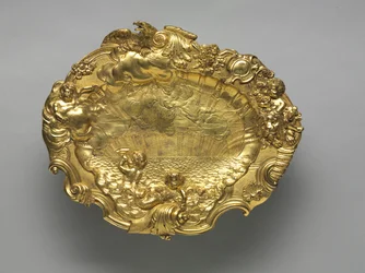 Piatto, Inghilterra o Germania, c.1725-1750