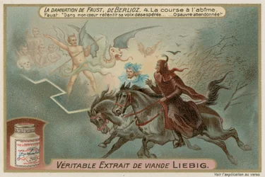 Faust e Mefistofele cavalcano tra i demoni