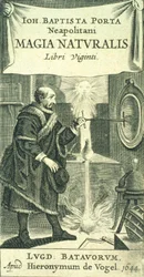 Frontespizio di Magiae Naturalis Libri Viginti di Giovanni Battista della Porta, 1644