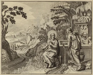 Gesù Cristo e la donna di Samaria