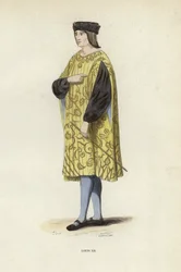 Luigi XII (incisione colorata)